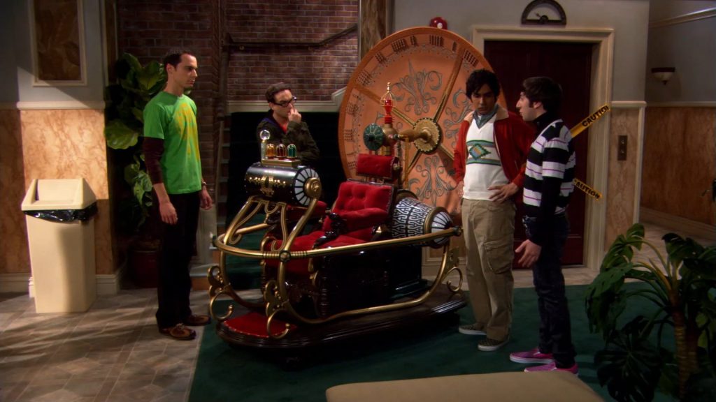 Episódio do sitcom Big Bang Theory que homenageia o filme "A Máquina do Tempo"de 1960