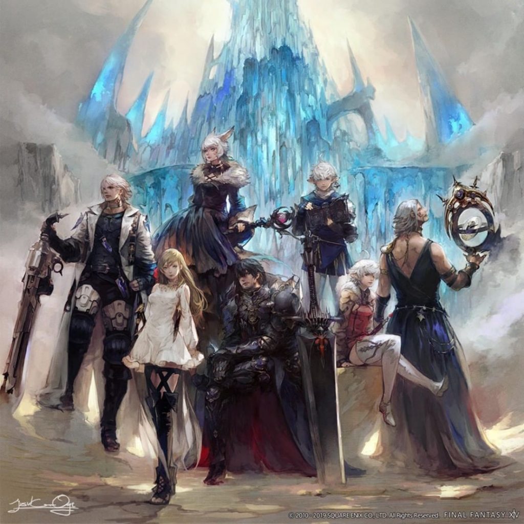arte conceitual do game Final Fantasy XIV