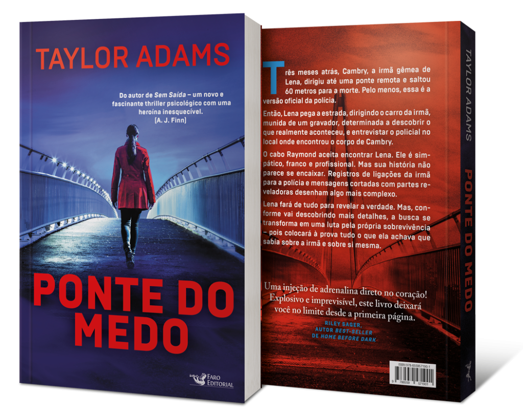 Ponte do Medo, novo livro de Taylor Adams chega pela Faro Editorial